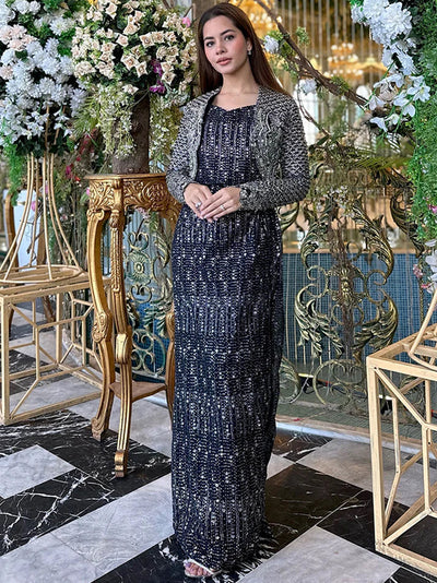 Epoque | Ciel Luxury Couture | Noir -  Epoque Formal - Original Designer Dress - House of Maryam