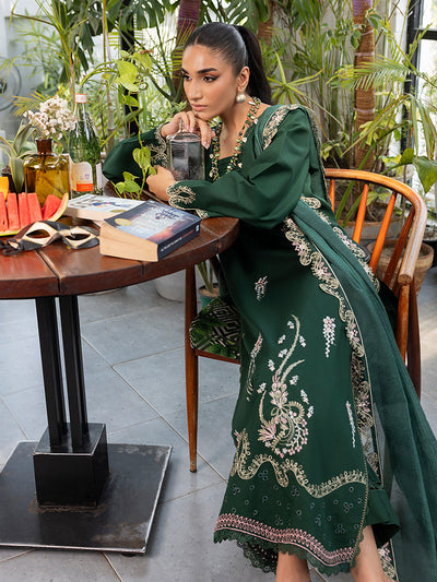 Izel | Meadow Muse Embroidered Lawn 25 | NOORE -  Izel Ladies Clothes - Original Designer Dress - House of Maryam