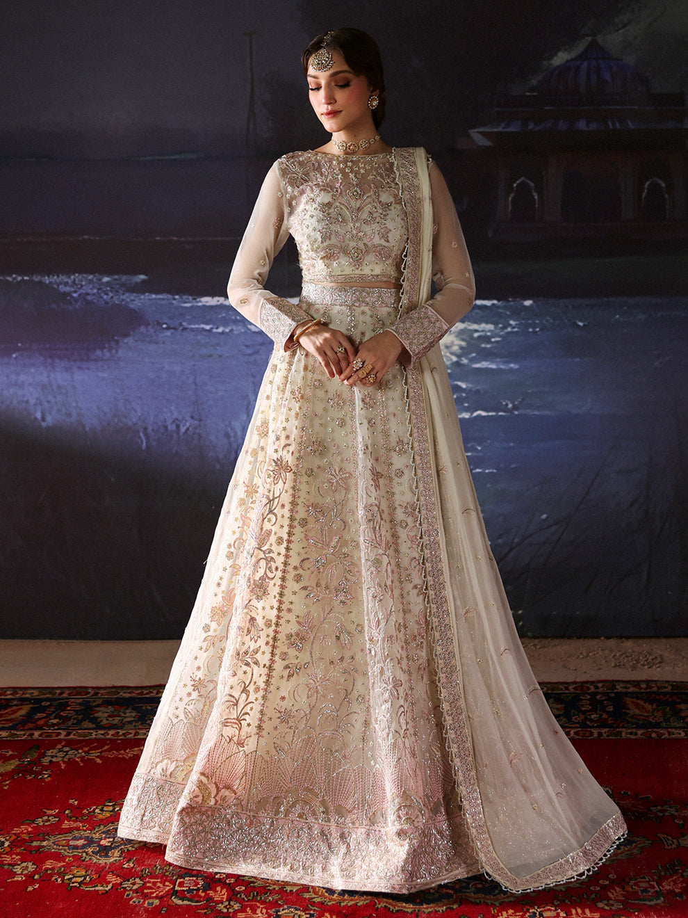 Mahnur | Pakeeza Luxury Formals | Nureh | PK - 06 -  Mahnur Ladies Clothes - Original Designer Dress - House of Maryam