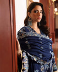 Republic Womenswear | Noemei Luxury Shawl 23 | NWU23-D2-A by Designer Republic Womenswear - House of Maryam - Pakistani Designer Ethnic Wear in {{ shop.shopifyCountryName }}