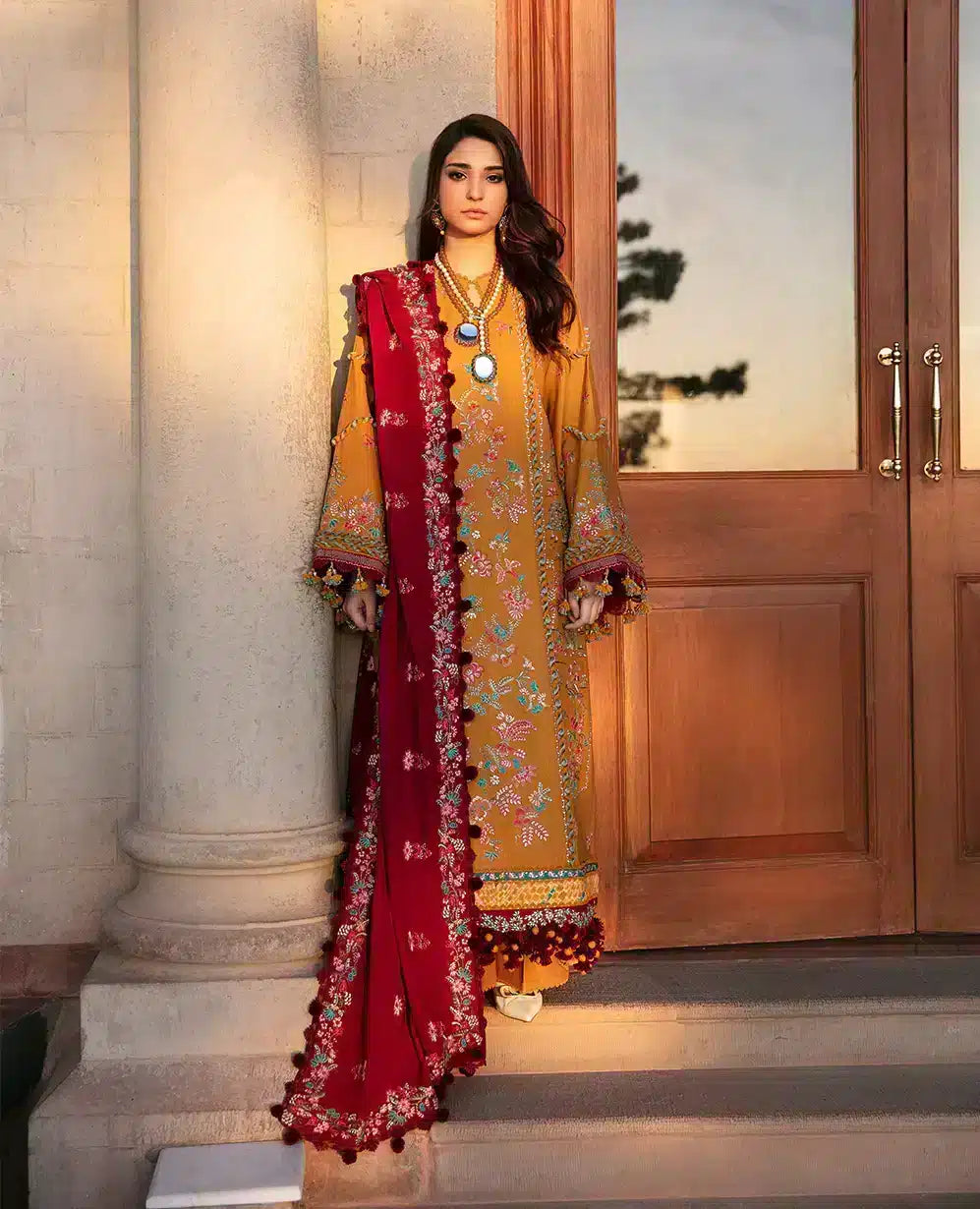 Republic Womenswear | Noemei Luxury Shawl 23 | NWU23-D2-B by Designer Republic Womenswear - House of Maryam - Pakistani Designer Ethnic Wear in {{ shop.shopifyCountryName }}