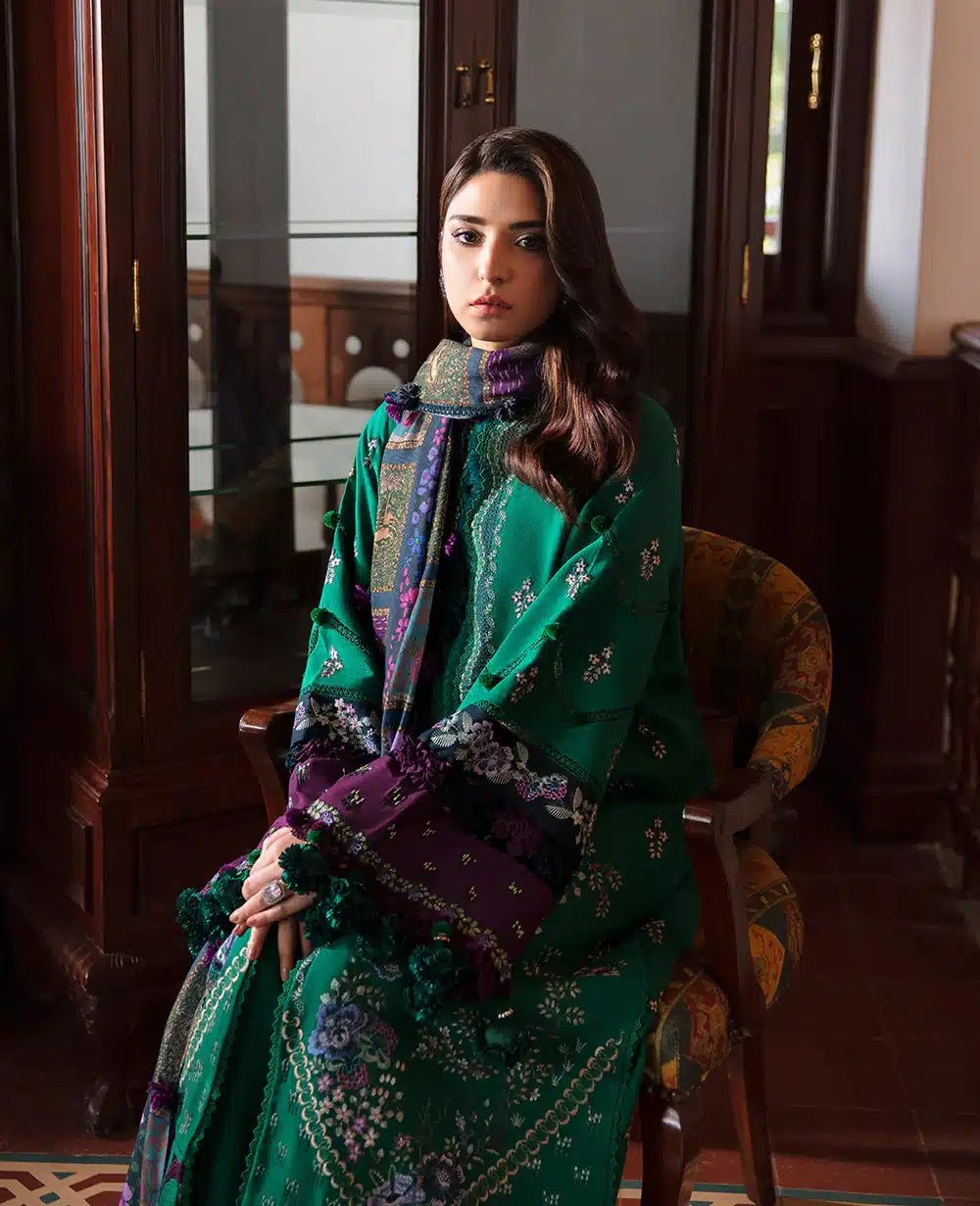 Republic Womenswear | Noemei Luxury Shawl 23 | NWU23-D3-A by Designer Republic Womenswear - House of Maryam - Pakistani Designer Ethnic Wear in {{ shop.shopifyCountryName }}