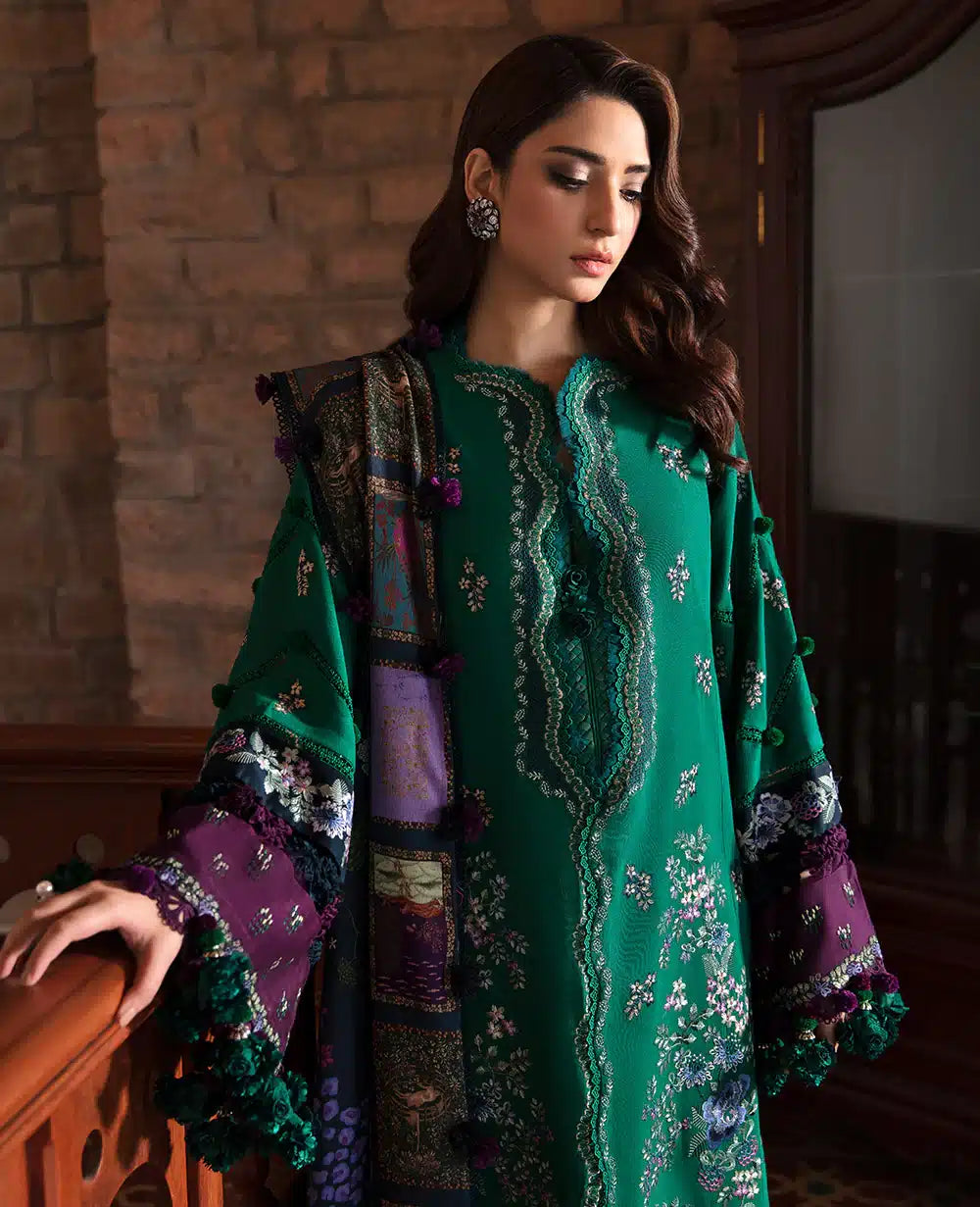 Republic Womenswear | Noemei Luxury Shawl 23 | NWU23-D3-A by Designer Republic Womenswear - House of Maryam - Pakistani Designer Ethnic Wear in {{ shop.shopifyCountryName }}