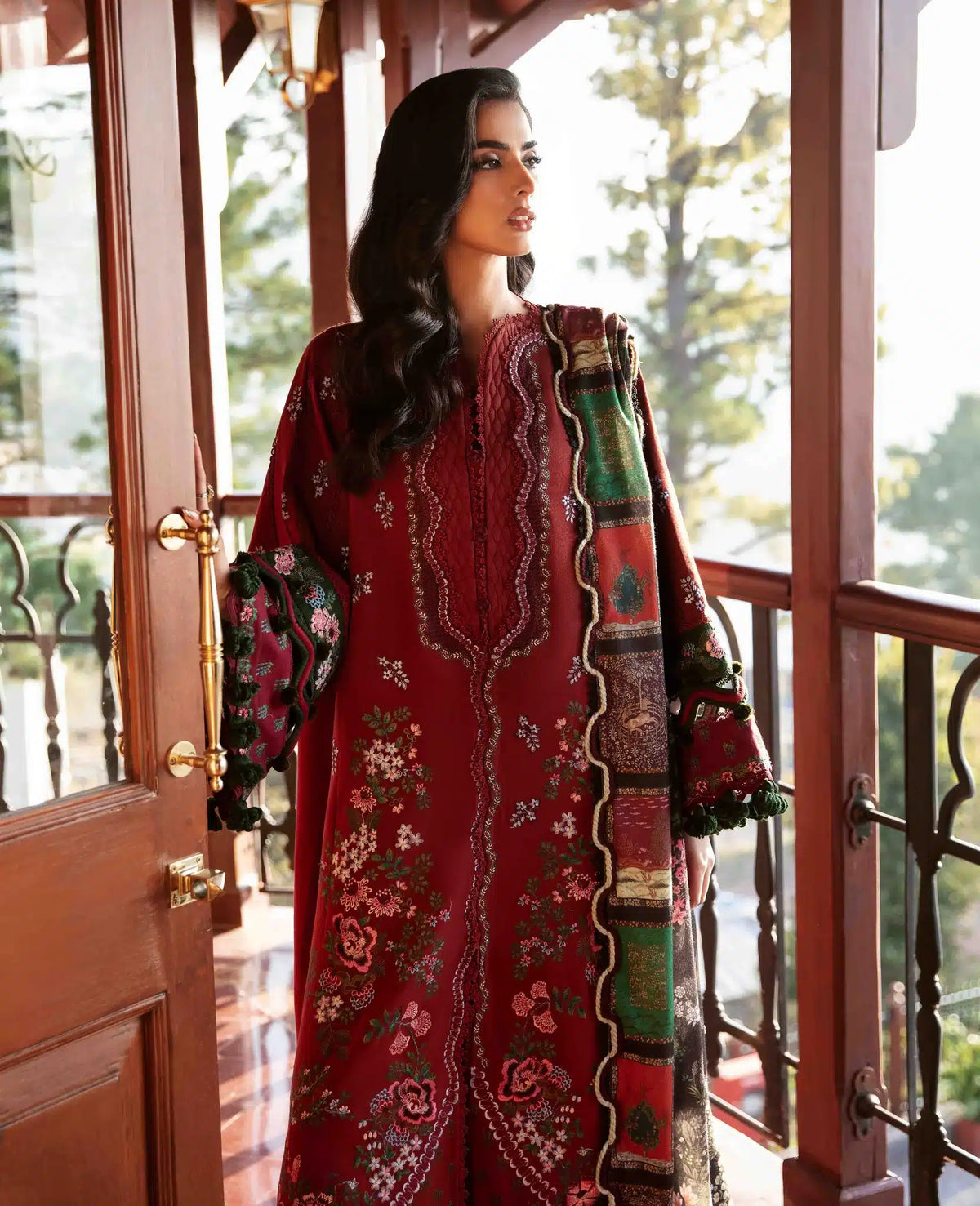 Republic Womenswear | Noemei Luxury Shawl 23 | NWU23-D3-B -  Republic Womenswear Luxury - Original Designer Dress - House of Maryam