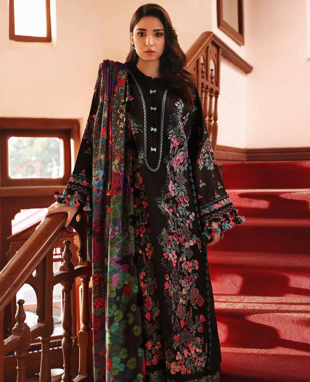 Republic Womenswear | Noemei Luxury Shawl 23 | NWU23-D6-A by Designer Republic Womenswear - House of Maryam - Pakistani Designer Ethnic Wear in {{ shop.shopifyCountryName }}