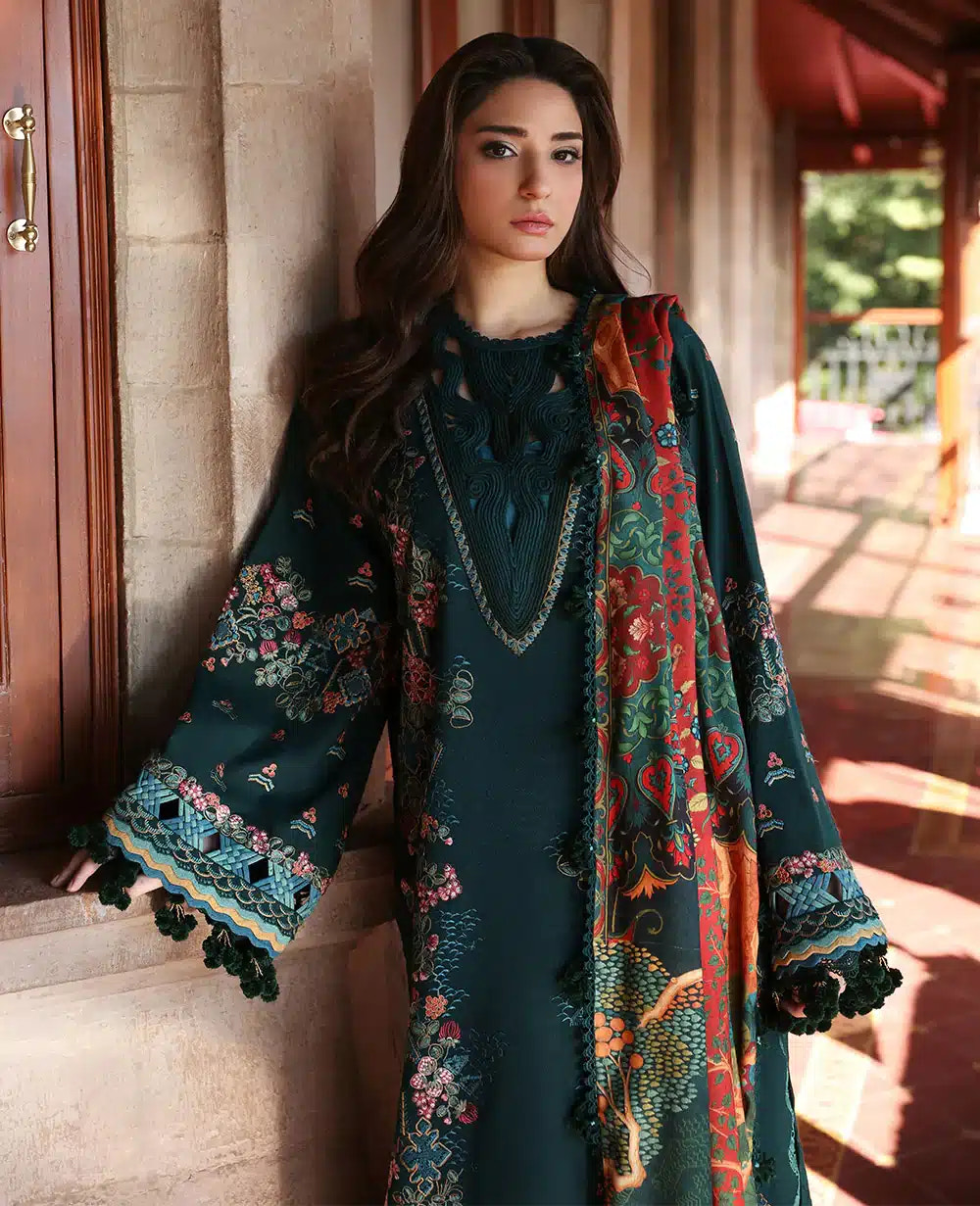 Republic Womenswear | Noemei Luxury Shawl 23 | NWU23-D6-B -  Republic Womenswear Luxury - Original Designer Dress - House of Maryam