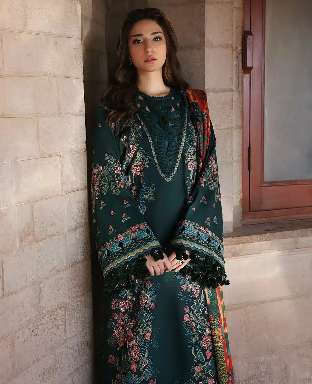 Republic Womenswear | Noemei Luxury Shawl 23 | NWU23-D6-B -  Republic Womenswear Luxury - Original Designer Dress - House of Maryam
