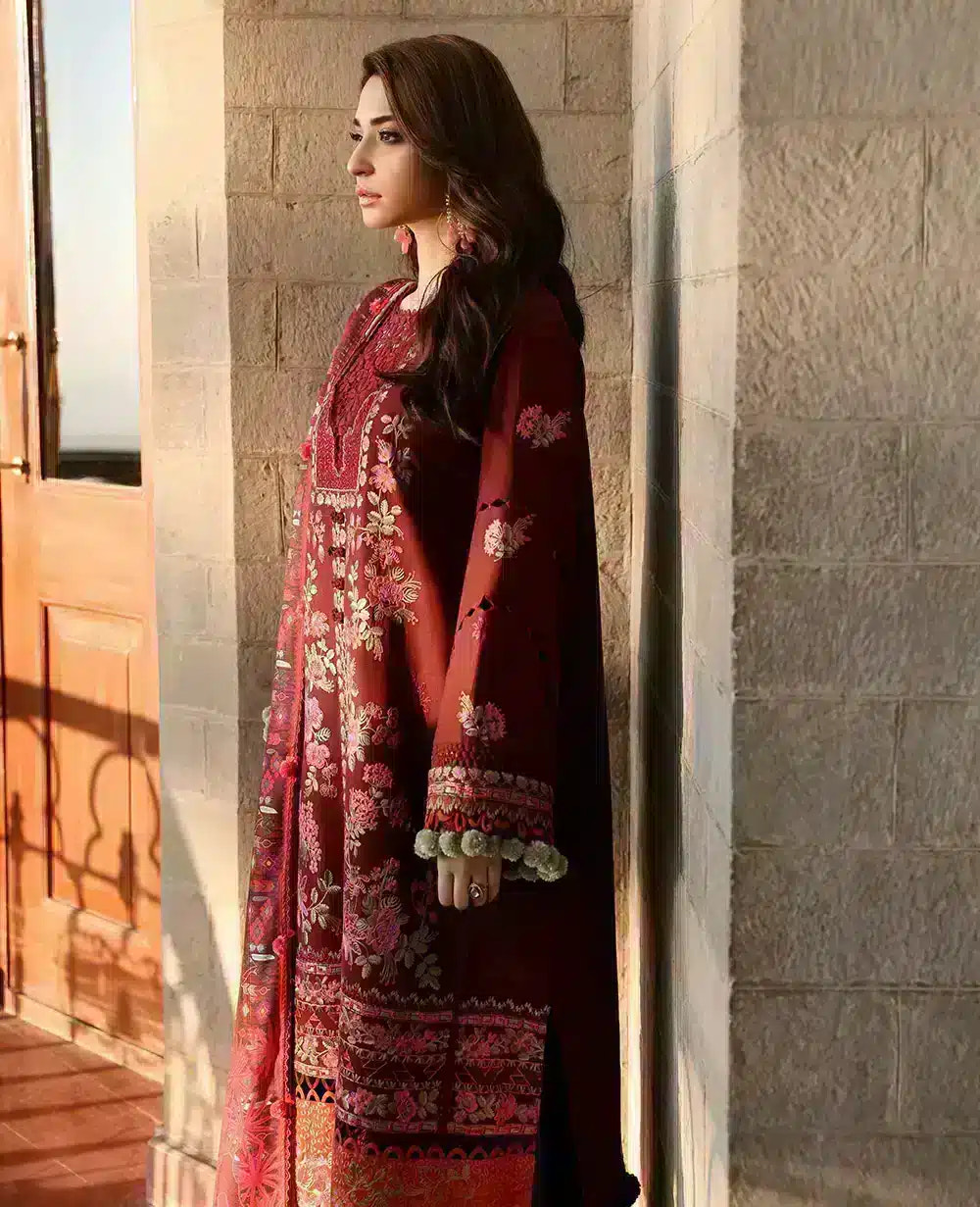 Republic Womenswear | Noemei Luxury Shawl 23 | NWU23-D7-B -  Republic Womenswear Luxury - Original Designer Dress - House of Maryam