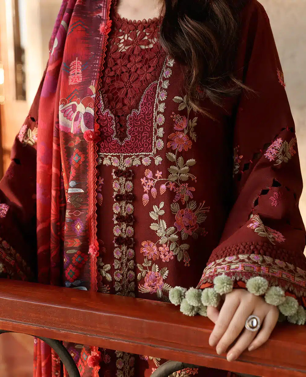 Republic Womenswear | Noemei Luxury Shawl 23 | NWU23-D7-B -  Republic Womenswear Luxury - Original Designer Dress - House of Maryam