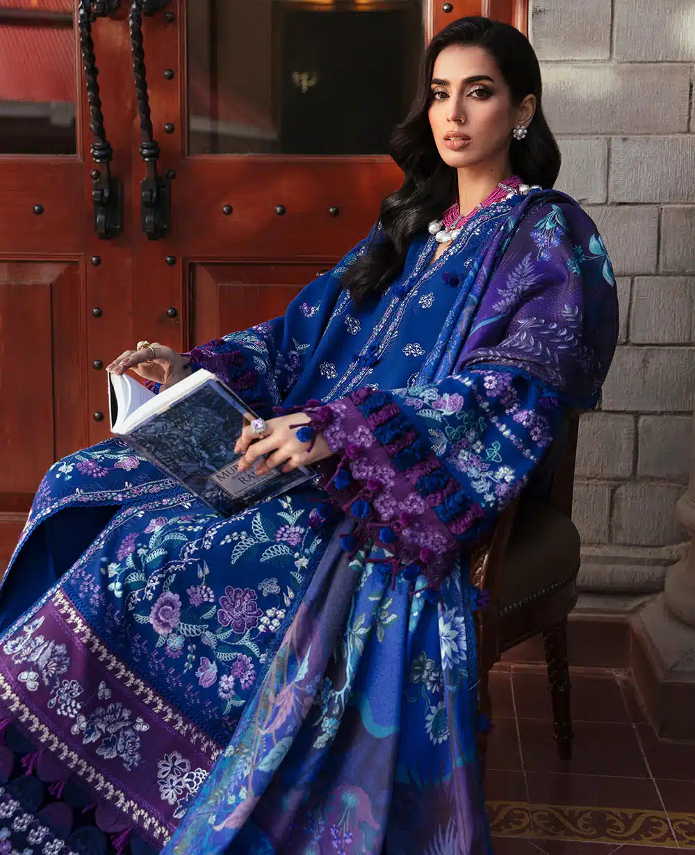 Republic Womenswear | Noemei Luxury Shawl 23 | NWU23-D8-A -  Republic Womenswear Luxury - Original Designer Dress - House of Maryam