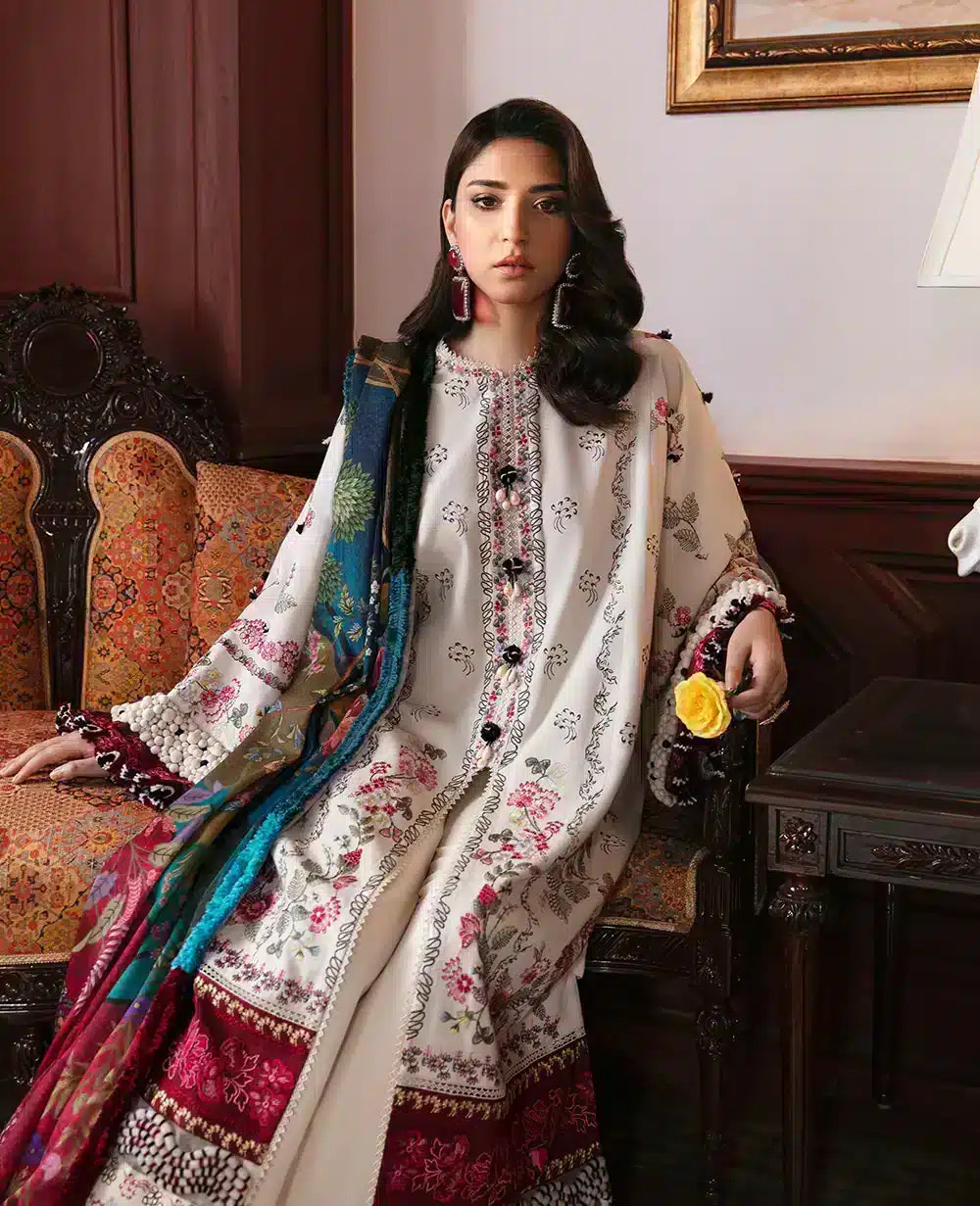 Republic Womenswear | Noemei Luxury Shawl 23 | NWU23-D8-B -  Republic Womenswear Luxury - Original Designer Dress - House of Maryam