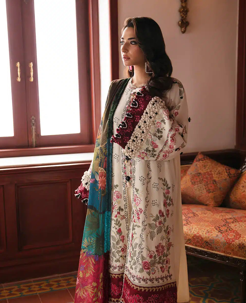 Republic Womenswear | Noemei Luxury Shawl 23 | NWU23-D8-B -  Republic Womenswear Luxury - Original Designer Dress - House of Maryam