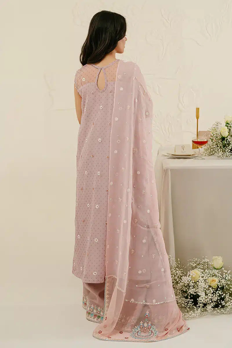Cross Stitch | Wedding Festive 23 | CRADLE PINK -  Cross Stitch Formal - Original Designer Dress - House of Maryam
