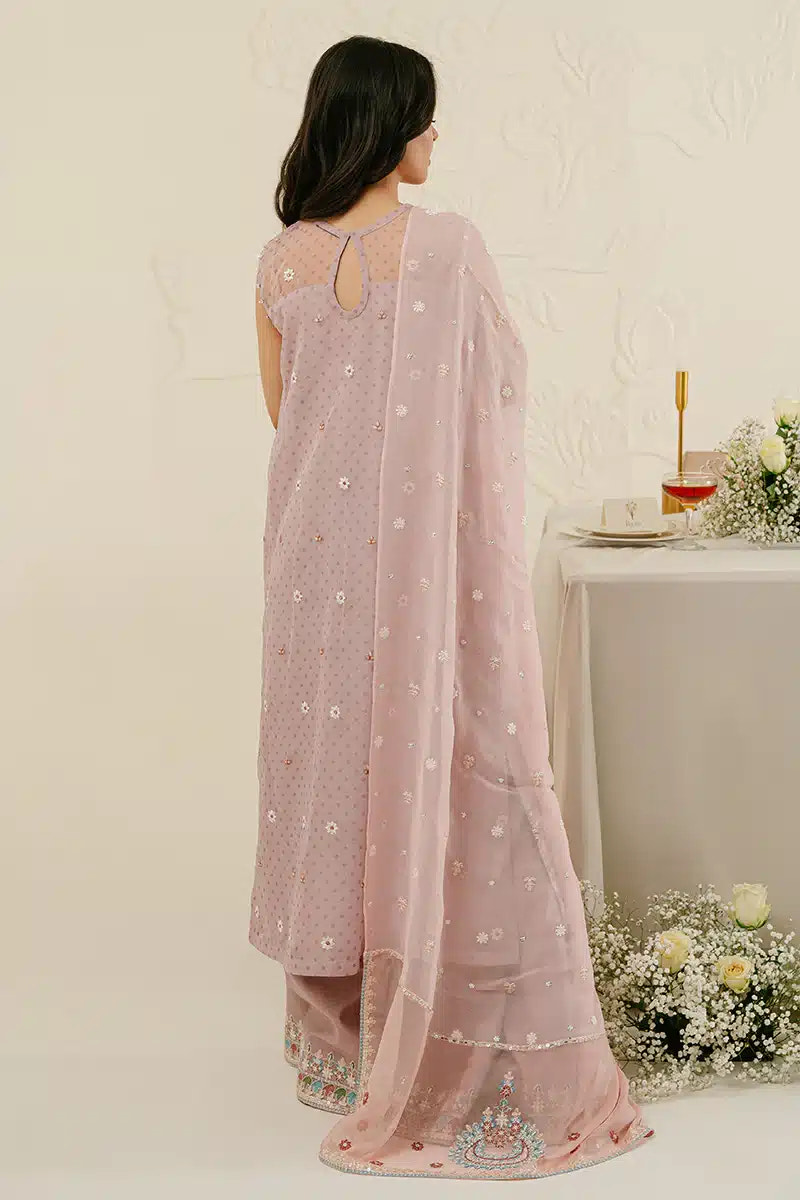 Cross Stitch | Wedding Festive 23 | CRADLE PINK -  Cross Stitch Formal - Original Designer Dress - House of Maryam