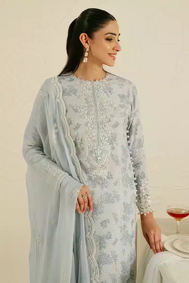 Cross Stitch | Wedding Festive 23 | Ballard Blue by Designer Cross Stitch - House of Maryam - Pakistani Designer Ethnic Wear in {{ shop.shopifyCountryName }}