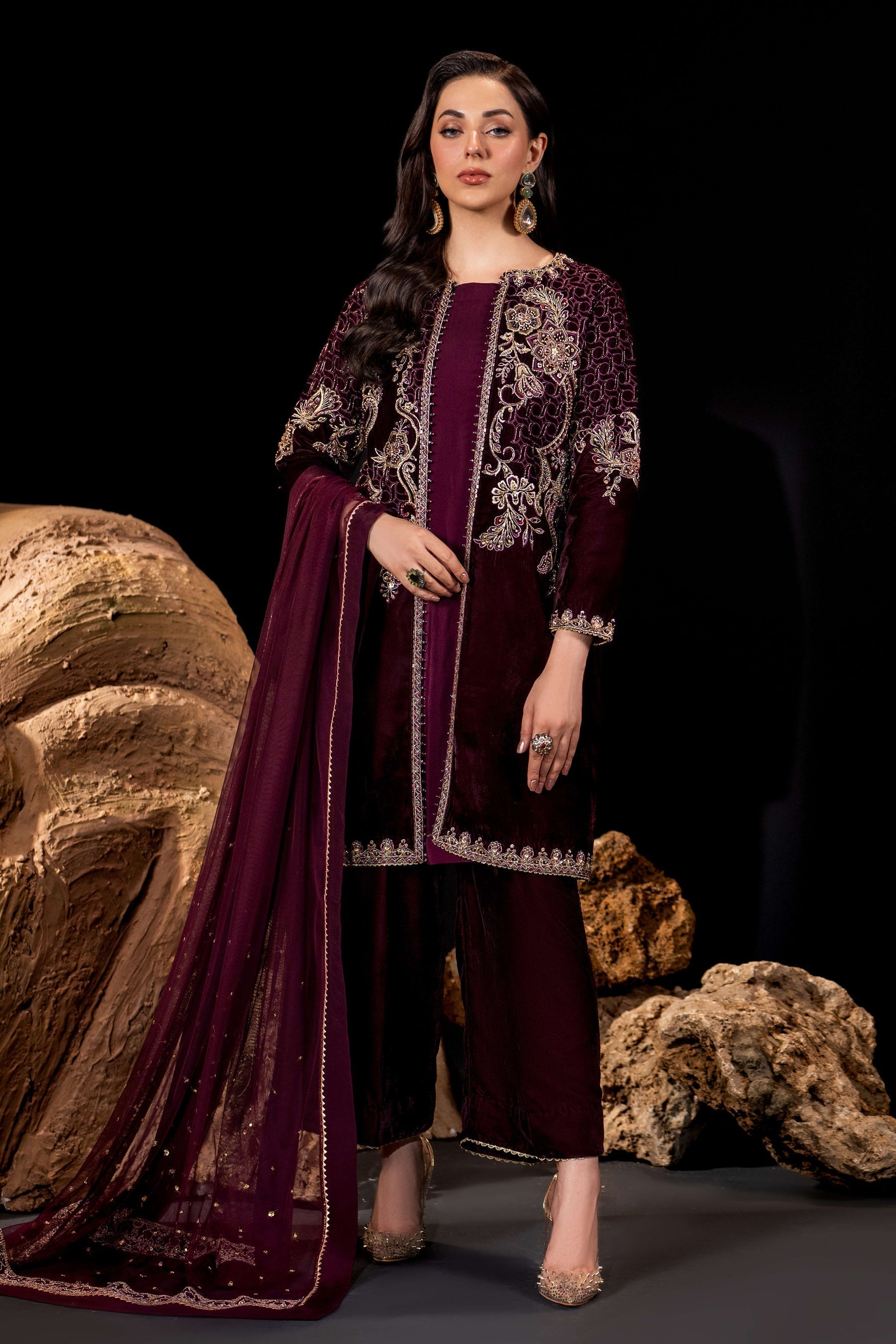 Naqshi | Makhmal Velvet 24 | Qandeel