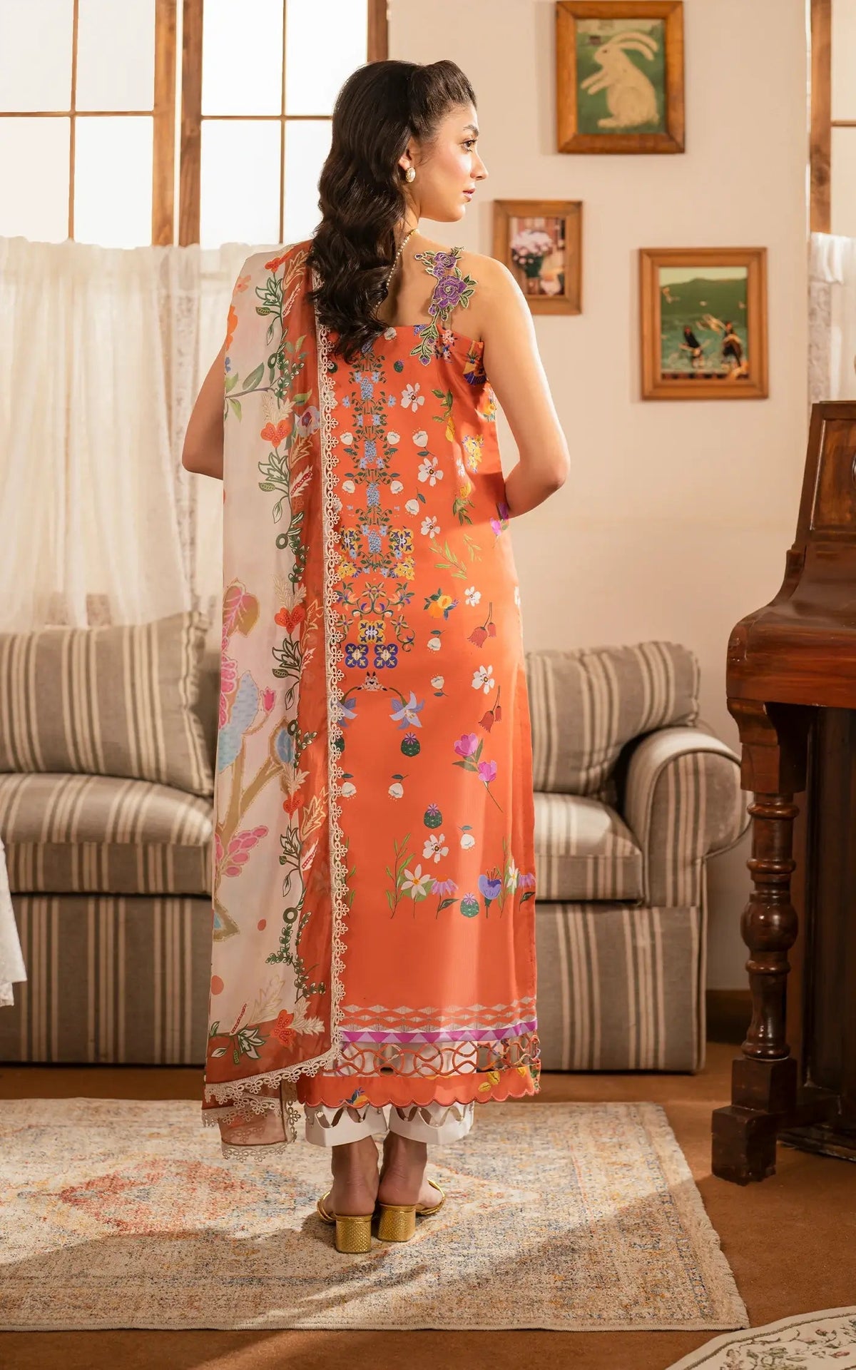 Asifa and Nabeel | Meraki Vintage 25 | Naranji (MVL25-01) -  Asifa and Nabeel Ladies Clothes - Original Designer Dress - House of Maryam
