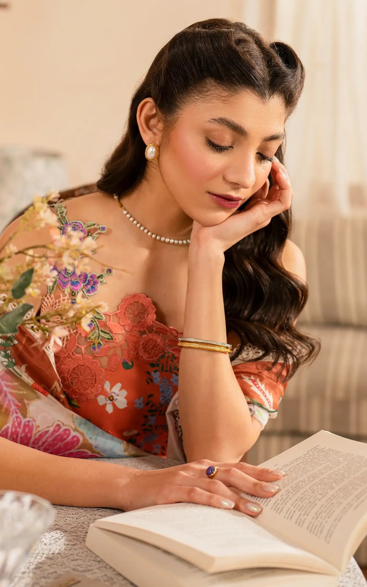 Asifa and Nabeel | Meraki Vintage 25 | Naranji (MVL25-01) -  Asifa and Nabeel Ladies Clothes - Original Designer Dress - House of Maryam