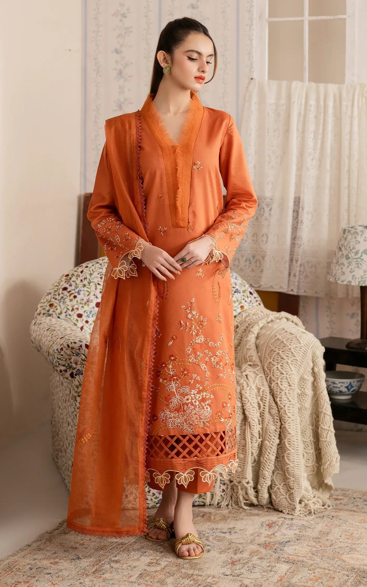 Asifa and Nabeel | Meraki Vintage 25 | Nargis (MVL25-19) -  Asifa and Nabeel Ladies Clothes - Original Designer Dress - House of Maryam