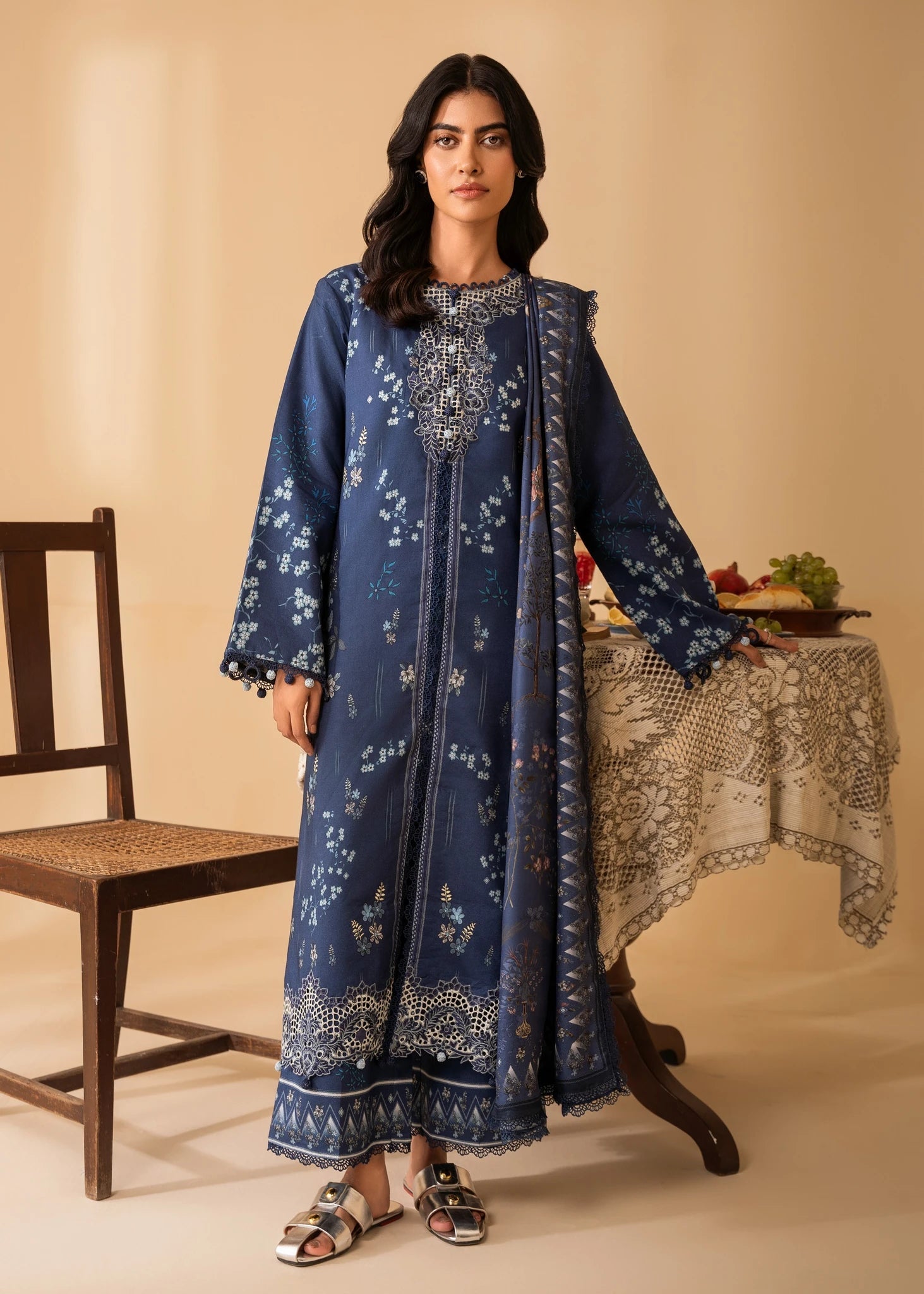 Nureh | Shades of Winter | LYRA (AZ-08) by Designer Nureh - House of Maryam - Pakistani Designer Ethnic Wear in {{ shop.shopifyCountryName }}