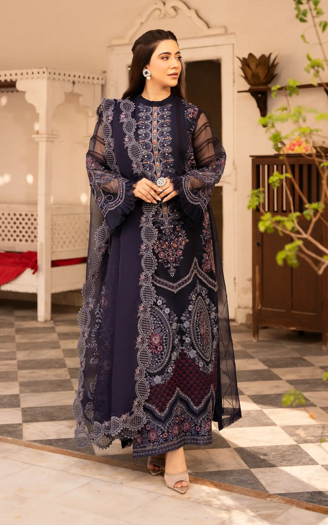 Asifa and Nabeel | Sunehri Eid 25 | Neelum-(SEF25-05) -  Asifa and Nabeel Ladies Clothes -  House of Maryam