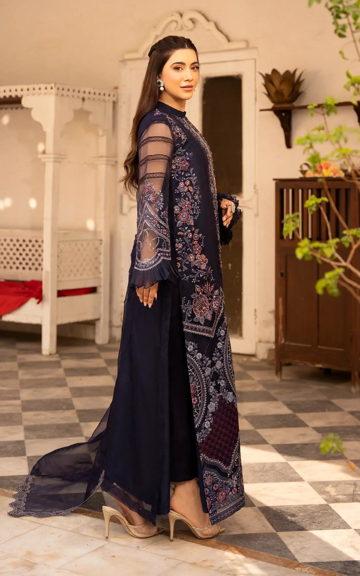 Asifa and Nabeel | Sunehri Eid 25 | Neelum-(SEF25-05) -  Asifa and Nabeel Ladies Clothes - Original Designer Dress - House of Maryam