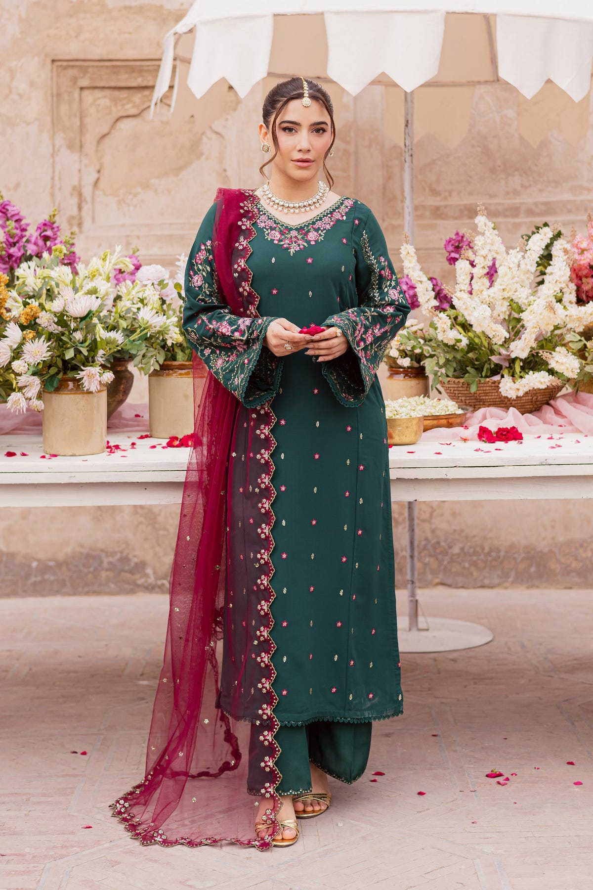 Batik | Gulmohar Festive Eid Edit 26' | Neem 3Pc