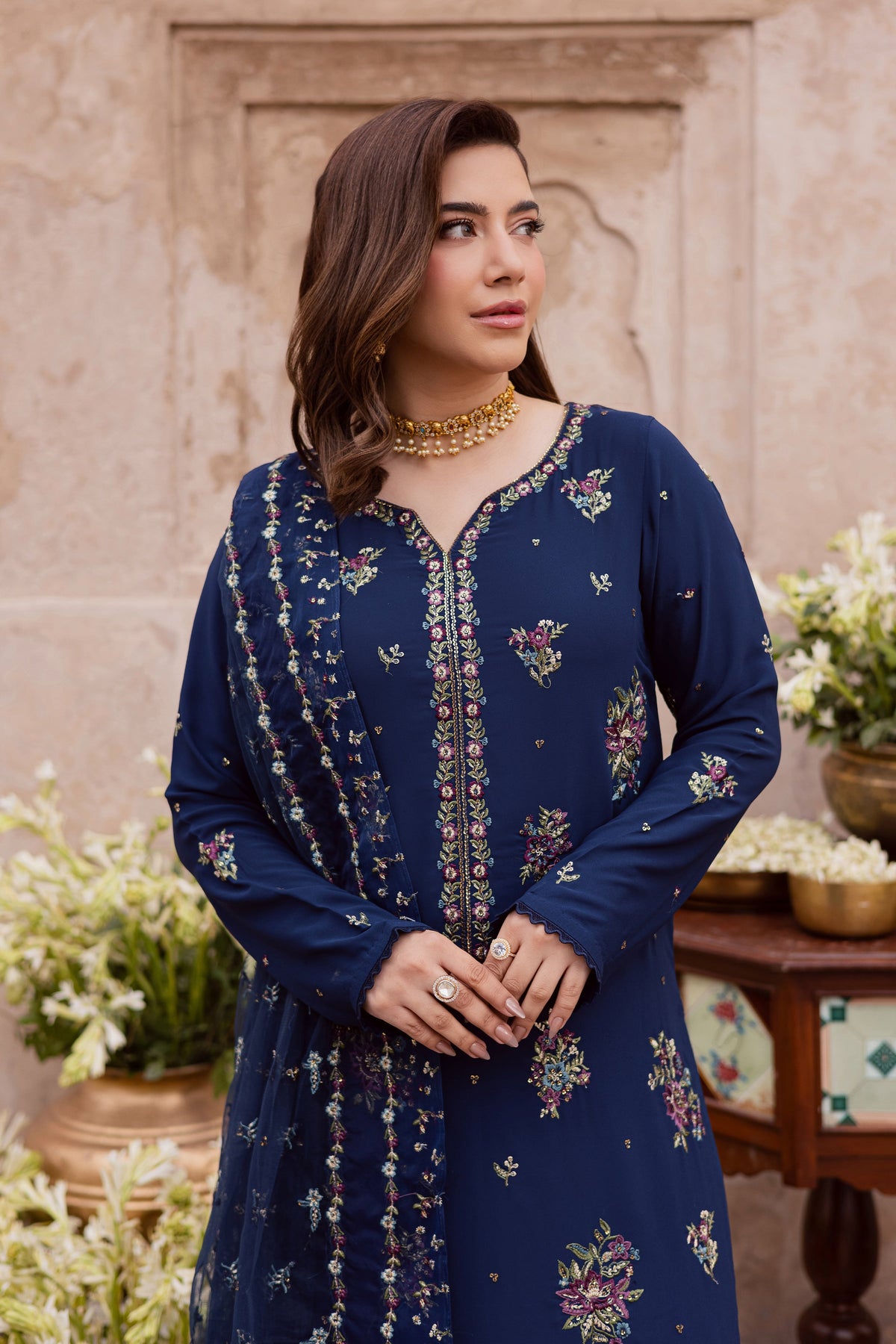 Batik | Gulmohar Festive Eid Edit 26' | Neptune 3Pc, image 5