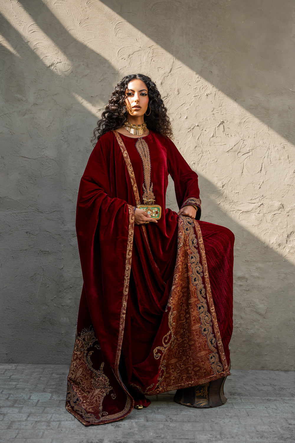 Nilofer Shahid | Aatish the Fire Within | Nari (3pc) €“ Aatish The Fire within -  Nilofer Shahid Ladies Clothes - Original Designer Dress - House of Maryam