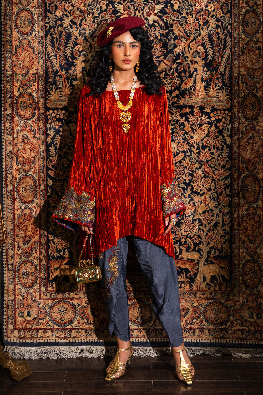 Nilofer Shahid | Aatish the Fire Within | Sholay (2pc) €“ Aatish The Fire within -  Nilofer Shahid Ladies Clothes - Original Designer Dress - House of Maryam