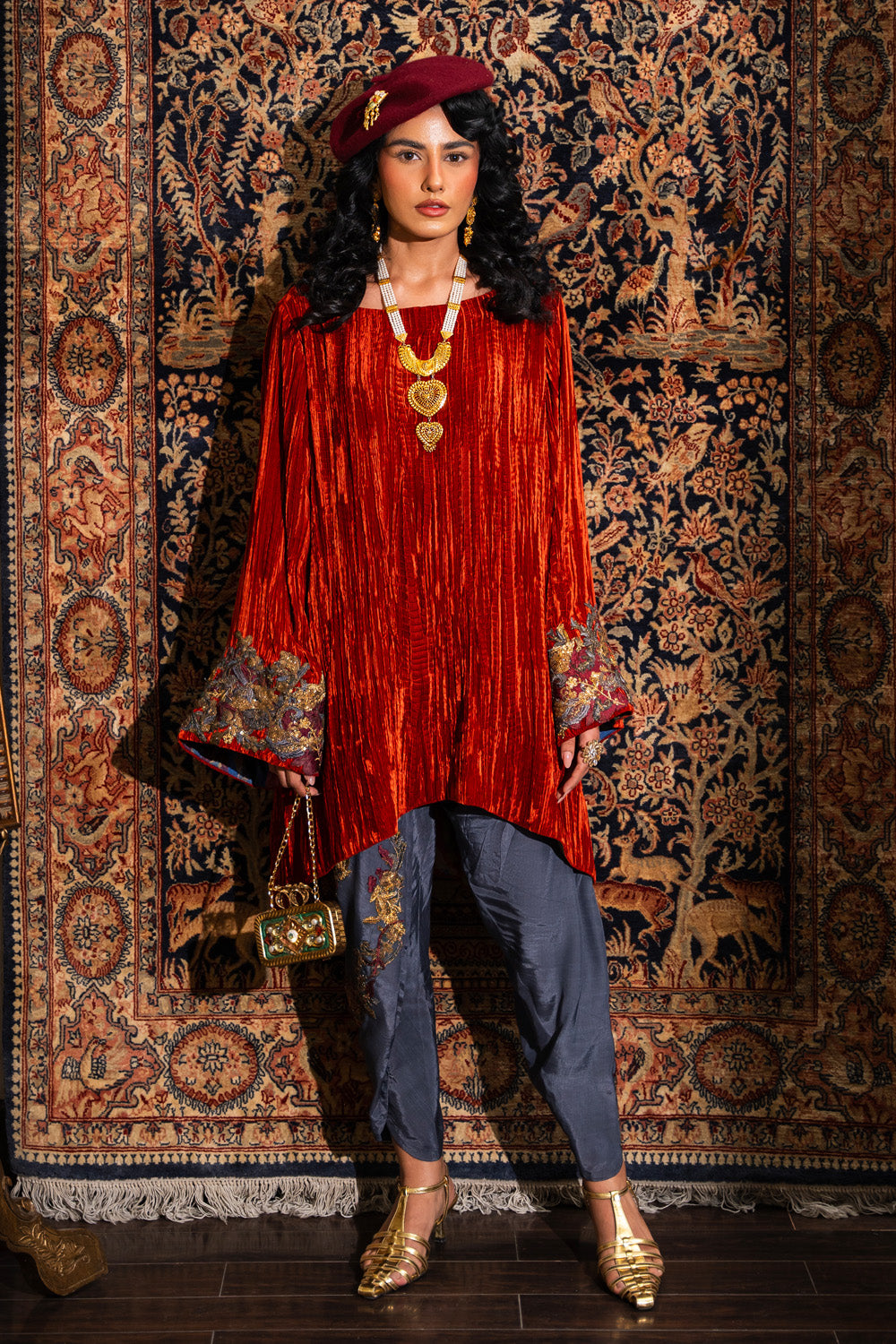 Nilofer Shahid | Aatish the Fire Within | Sholay (2pc) €“ Aatish The Fire within -  Nilofer Shahid Ladies Clothes - Original Designer Dress - House of Maryam