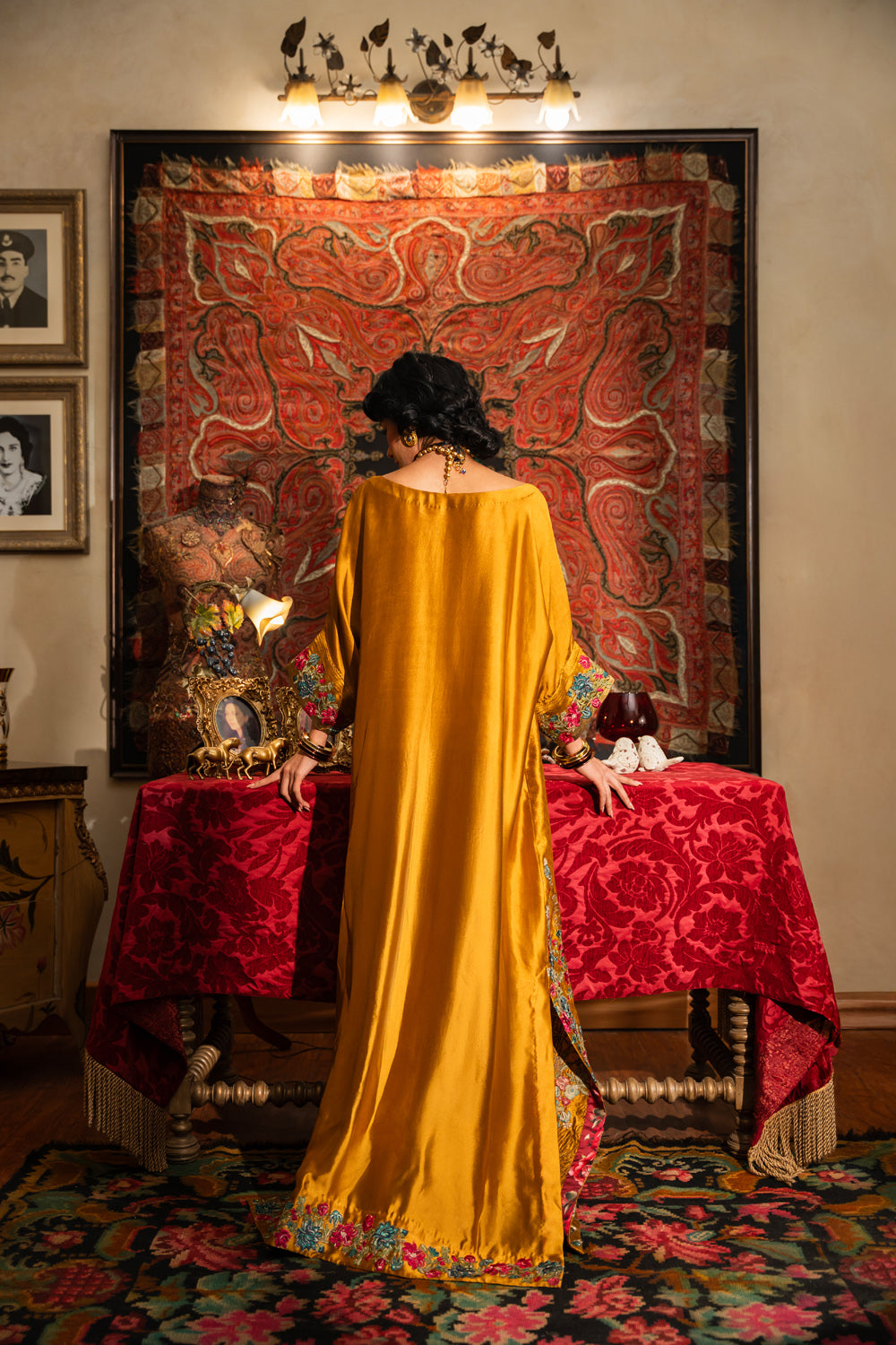 Nilofer Shahid | Aatish the Fire Within | Sunehri (1pc) €“ Aatish The Fire within -  Nilofer Shahid Ladies Clothes - Original Designer Dress - House of Maryam