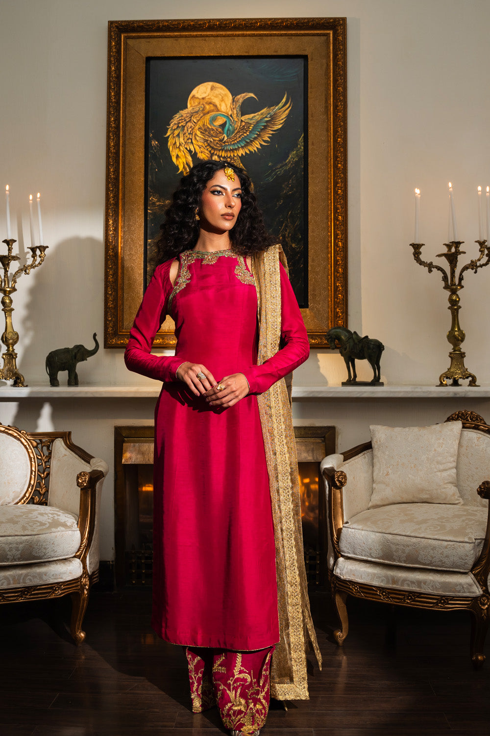 Nilofer Shahid | Aatish the Fire Within | Ulfat (3pc) €“ Aatish The Fire within -  Nilofer Shahid Ladies Clothes - Original Designer Dress - House of Maryam