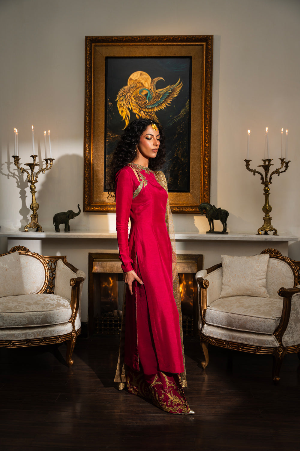 Nilofer Shahid | Aatish the Fire Within | Ulfat (3pc) €“ Aatish The Fire within -  Nilofer Shahid Ladies Clothes - Original Designer Dress - House of Maryam