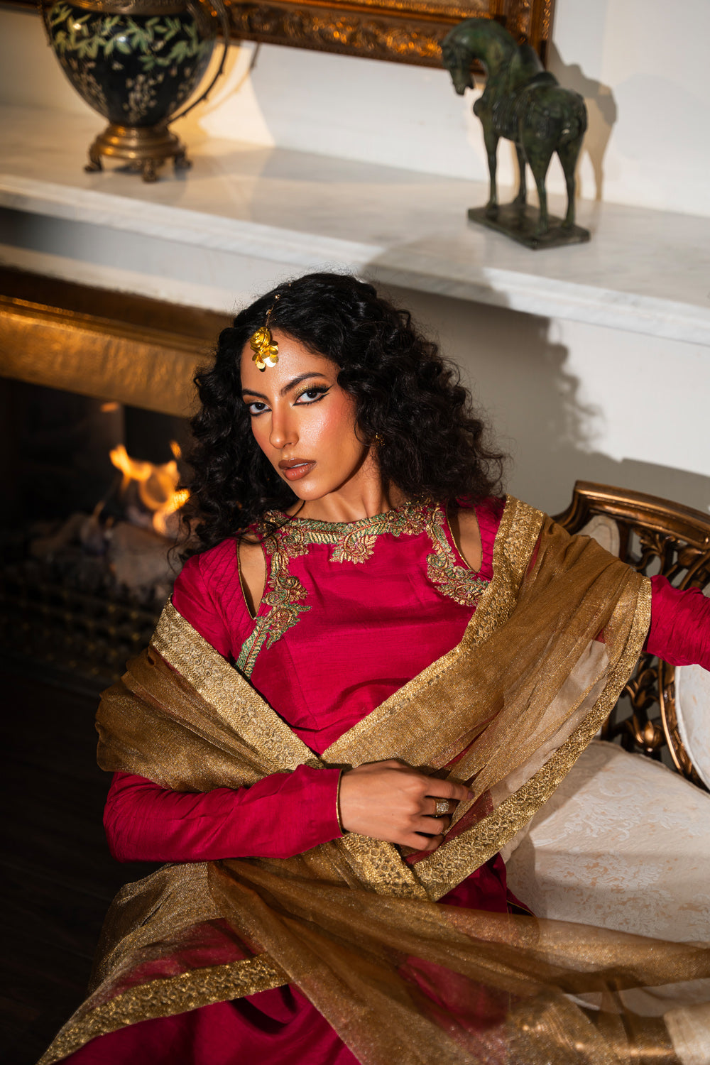 Nilofer Shahid | Aatish the Fire Within | Ulfat (3pc) €“ Aatish The Fire within -  Nilofer Shahid Ladies Clothes - Original Designer Dress - House of Maryam