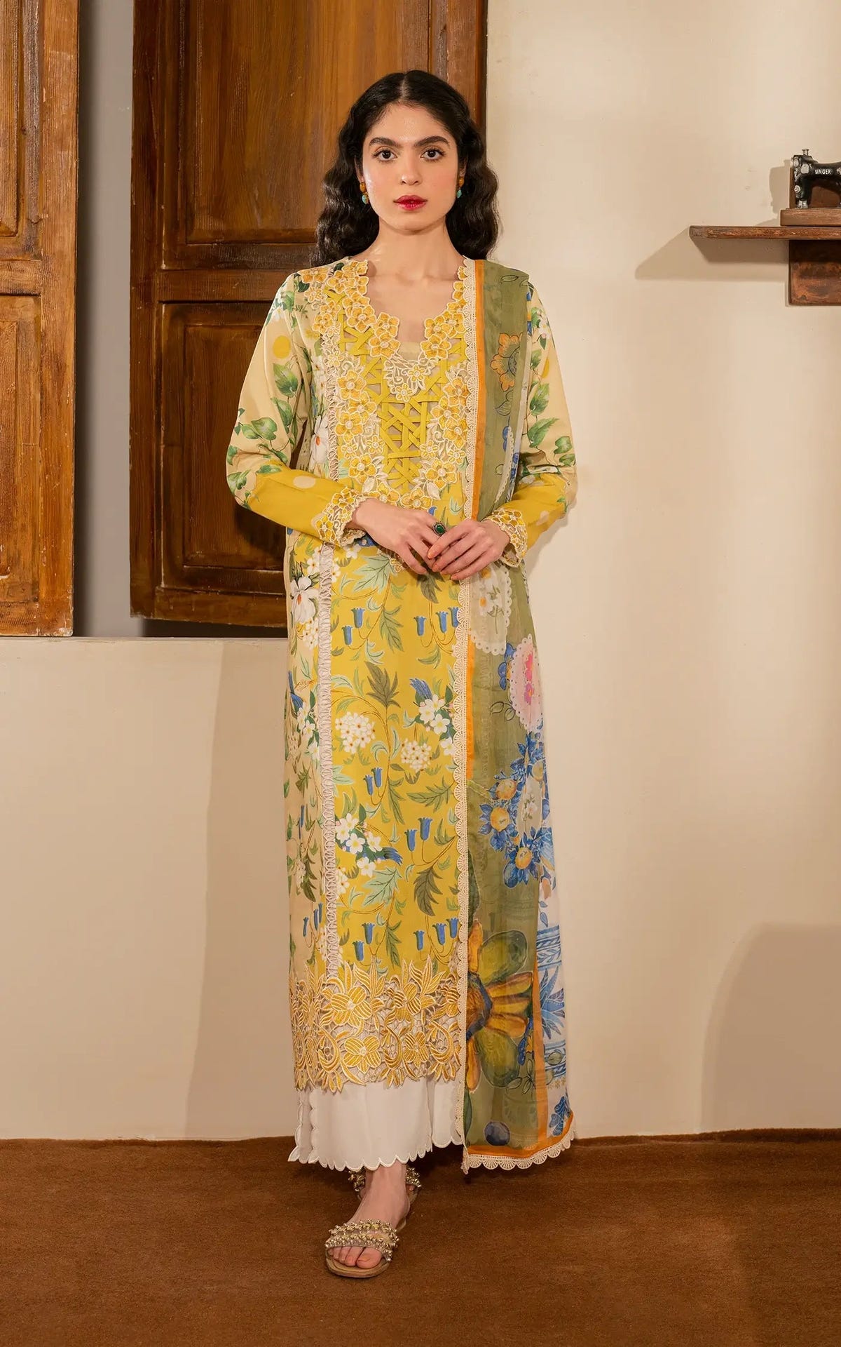 Asifa and Nabeel | Meraki Vintage 25 | Nimbu Pani (MVL25-04) -  Asifa and Nabeel Ladies Clothes - Original Designer Dress - House of Maryam