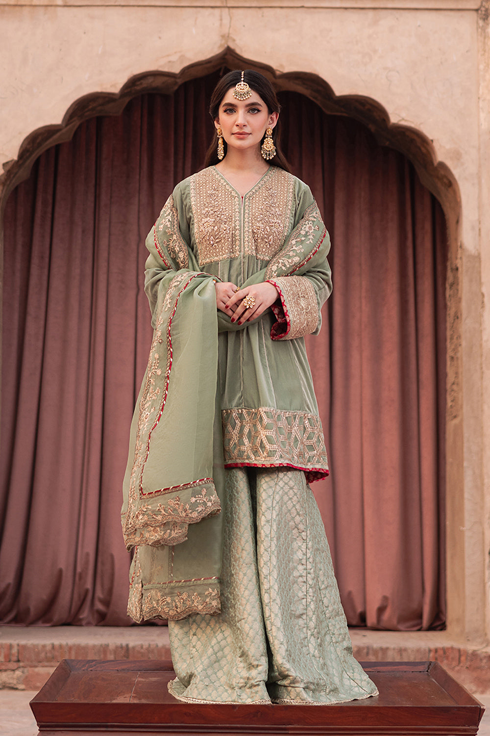 Azure | Vogue Formals | Noble Jade -  Azure Ladies Clothes - Original Designer Dress - House of Maryam