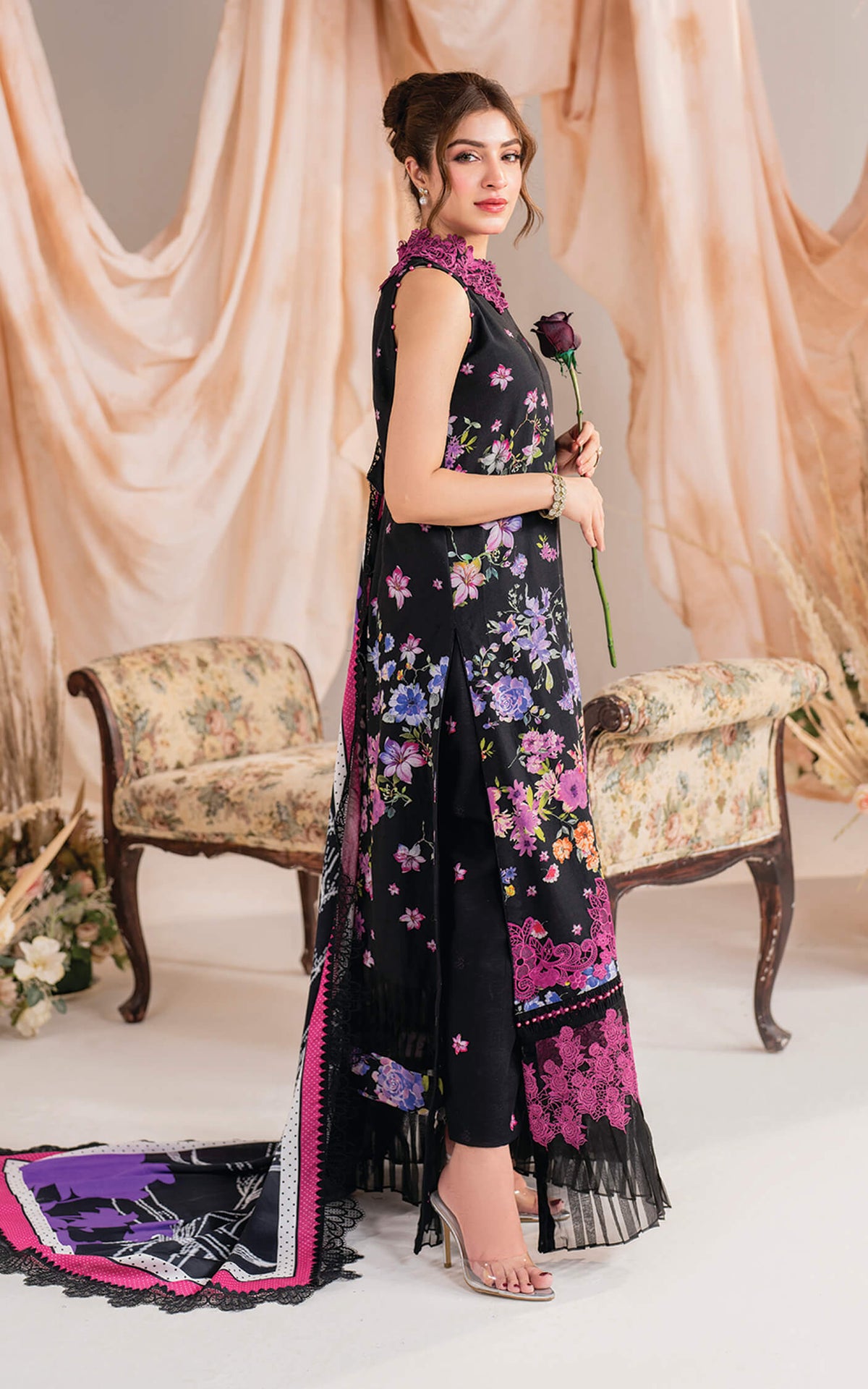 Asifa and Nabeel | Winter Meraki 24 | Nocturne-MW-10 -  Asifa and Nabeel Ladies Clothes - Original Designer Dress - House of Maryam
