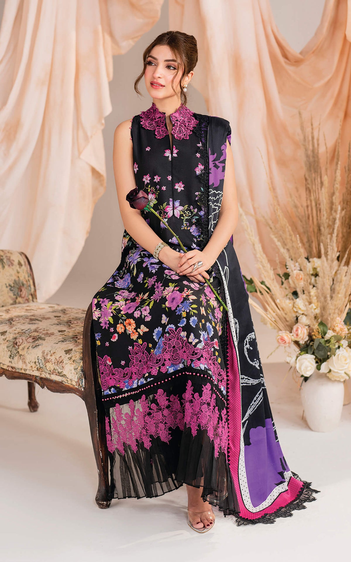 Asifa and Nabeel | Winter Meraki 24 | Nocturne-MW-10 -  Asifa and Nabeel Ladies Clothes - Original Designer Dress - House of Maryam