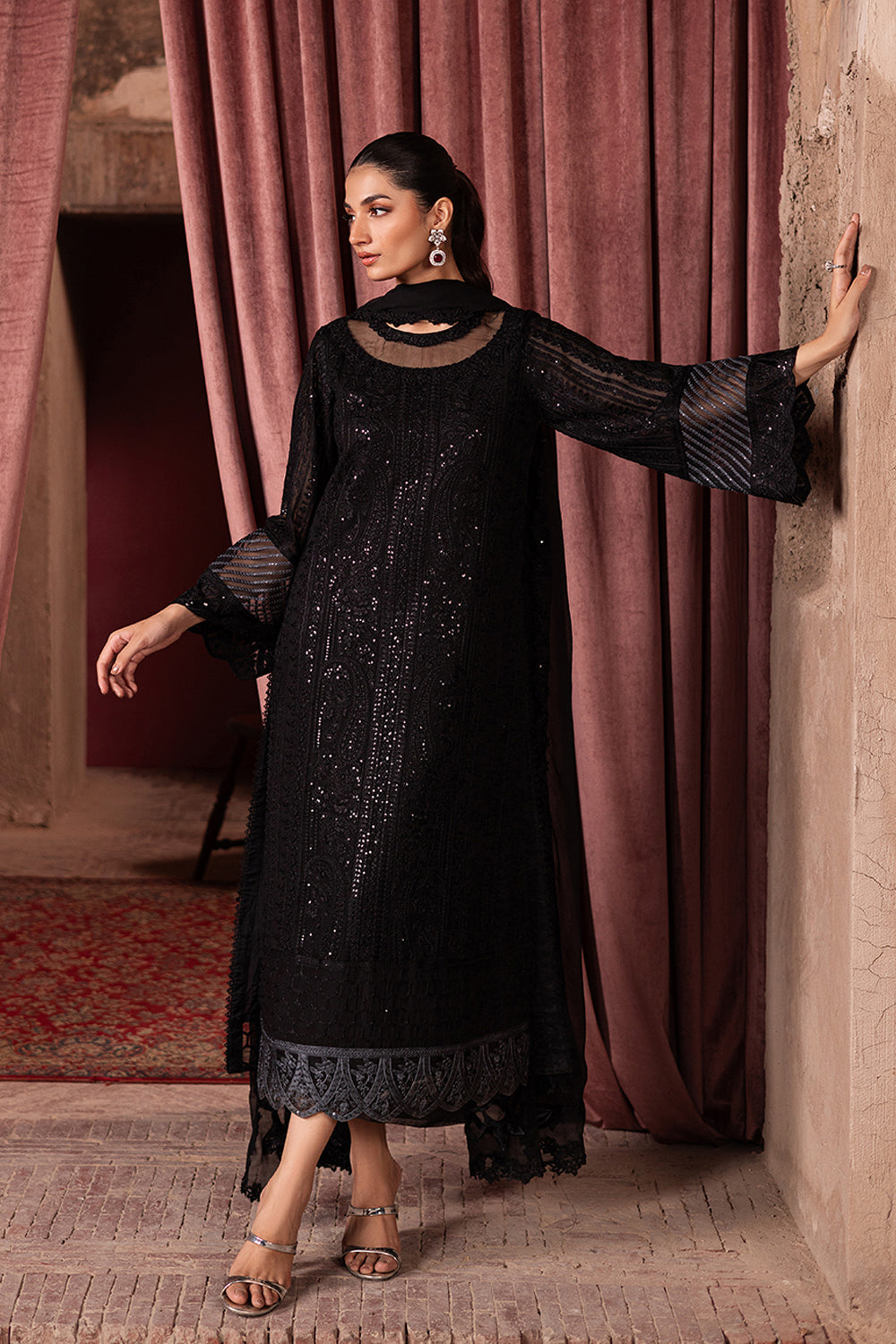 Azure | Luxe Formals | Noir Mystique -  Azure Ladies Clothes - Original Designer Dress - House of Maryam
