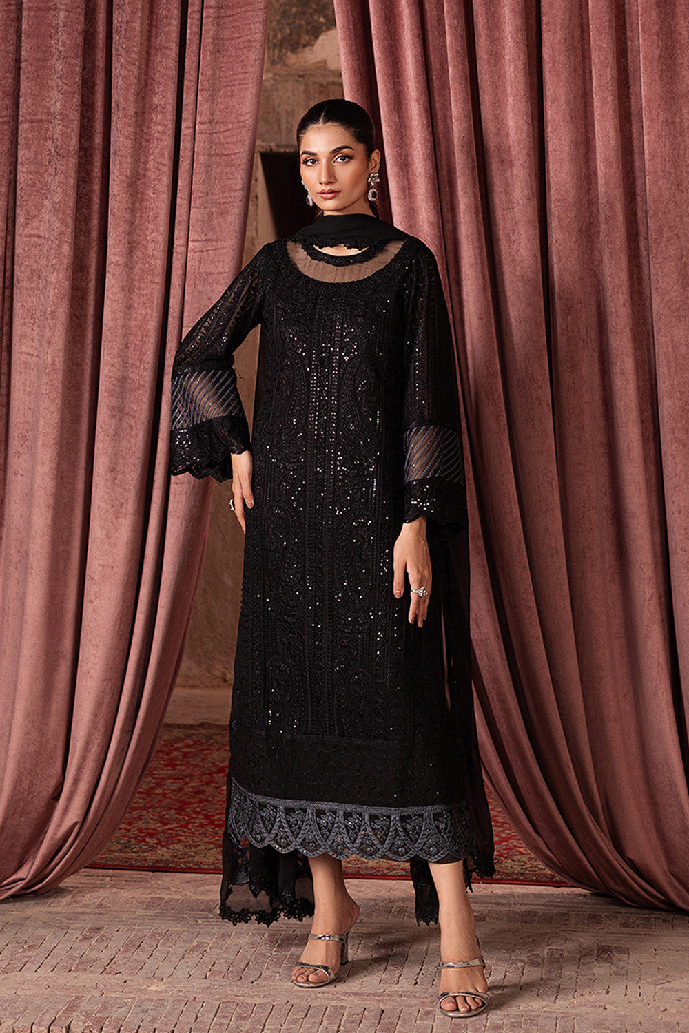 Azure | Luxe Formals | Noir Mystique -  Azure Ladies Clothes - Original Designer Dress - House of Maryam