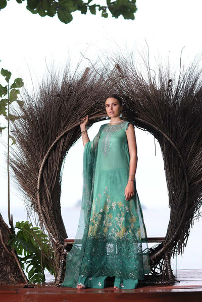 Noor by Saadia Asad | Luxe Printkari 24 | D7-B -  Noor by Saadia Asad Luxury - Original Designer Dress - House of Maryam