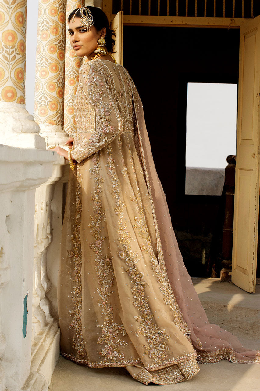 Nida Azwer | Hazaribagh Heirlooms | Nude Pink Kalidaar