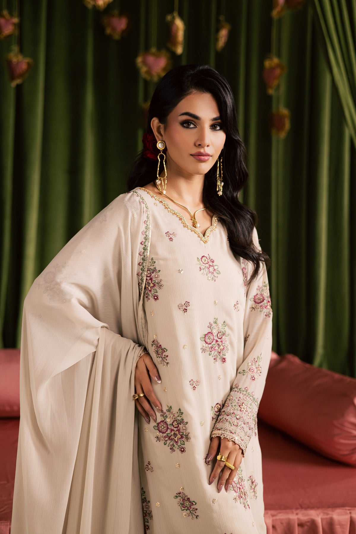 Batik | Gulmohar Festive Eid Edit 26' | Nur Fasana 3Pc-5