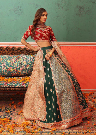 Waqas Shah | Nur Jahan | RUQAIYA SULTAN -  Waqas Shah Formal - Original Designer Dress - House of Maryam