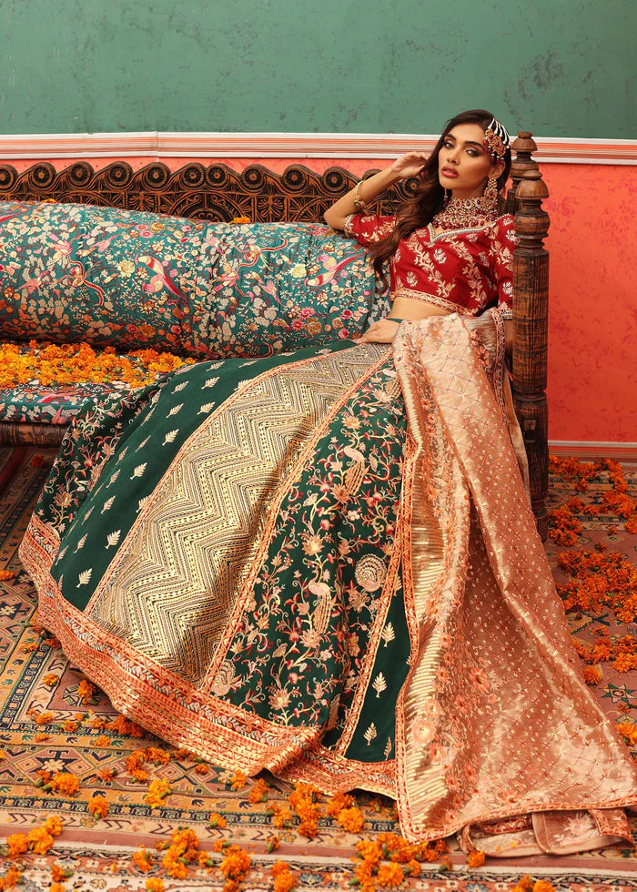 Waqas Shah | Nur Jahan | RUQAIYA SULTAN -  Waqas Shah Formal - Original Designer Dress - House of Maryam