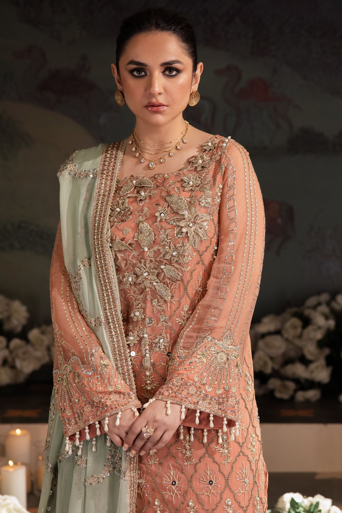 Nureh | Alfaaz Formals |  NL-79 MEHAR -  Zaha Ladies Clothes - Original Designer Dress - House of Maryam