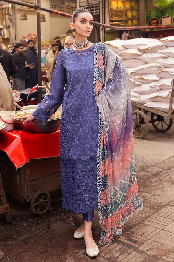 Nureh | Bazaar Lawn Chikankari 24 | NS-127 -  Nureh Luxury - Original Designer Dress - House of Maryam