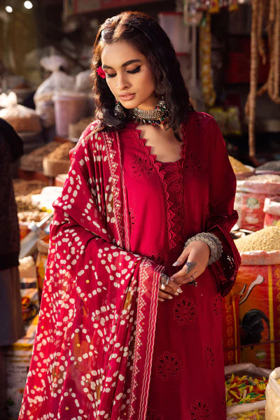 Nureh | Bazaar Lawn Chikankari 24 | NS-124 -  Nureh Luxury - Original Designer Dress - House of Maryam