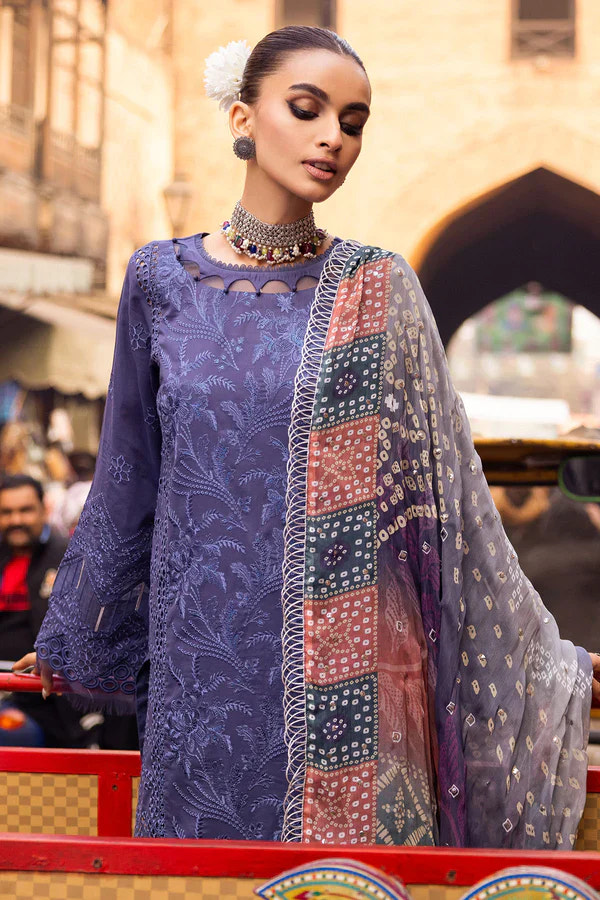 Nureh | Bazaar Lawn Chikankari 24 | NS-127 -  Nureh Luxury - Original Designer Dress - House of Maryam